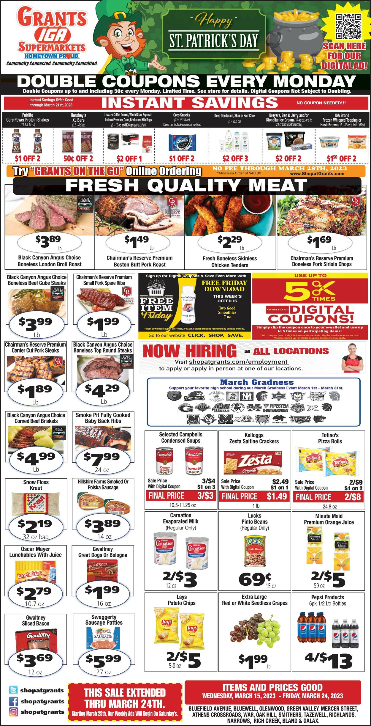 Grant's Supermarket Weekly Ad Circular - valid 03/15-03/21/2023