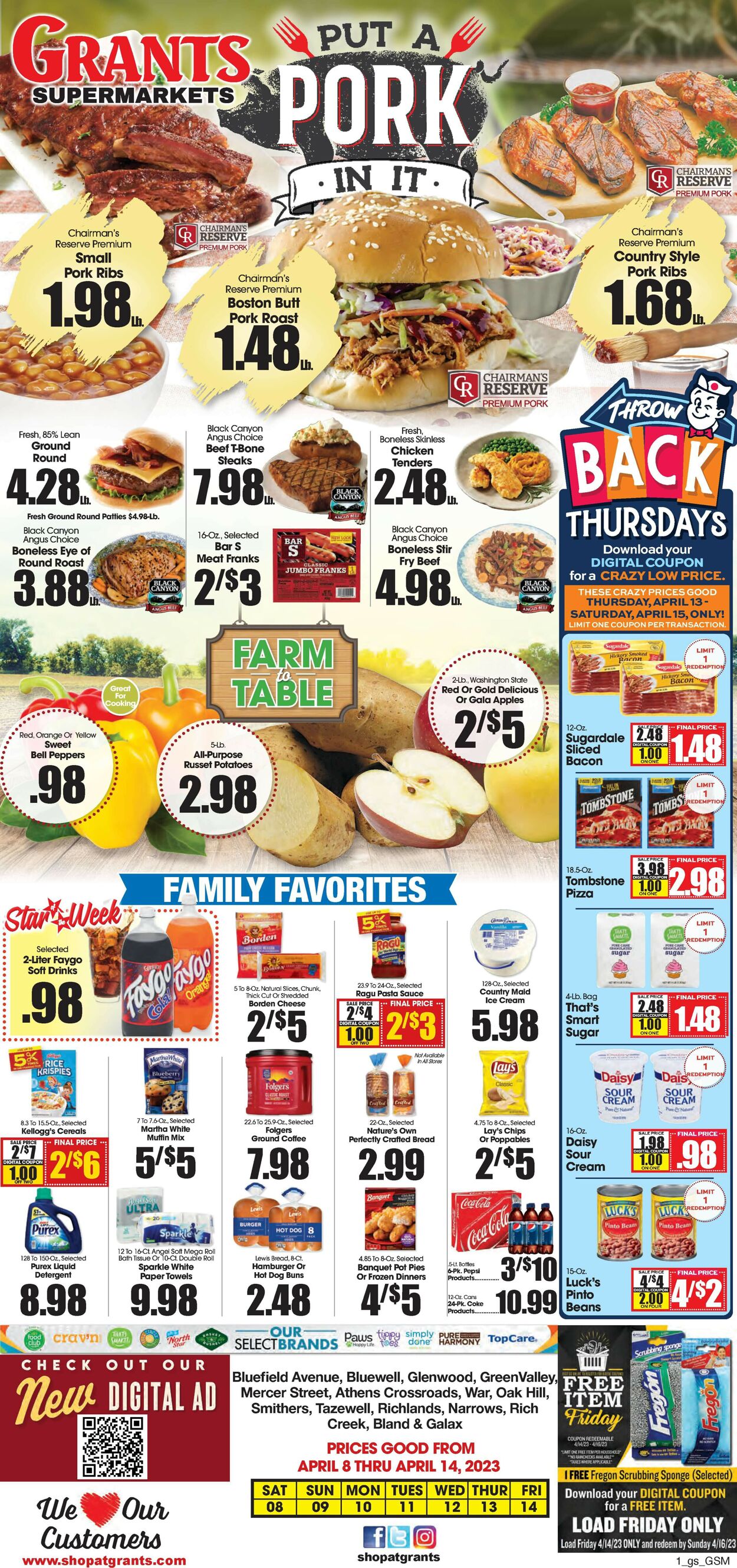Grant's Supermarket Weekly Ad Circular - valid 04/08-04/14/2023