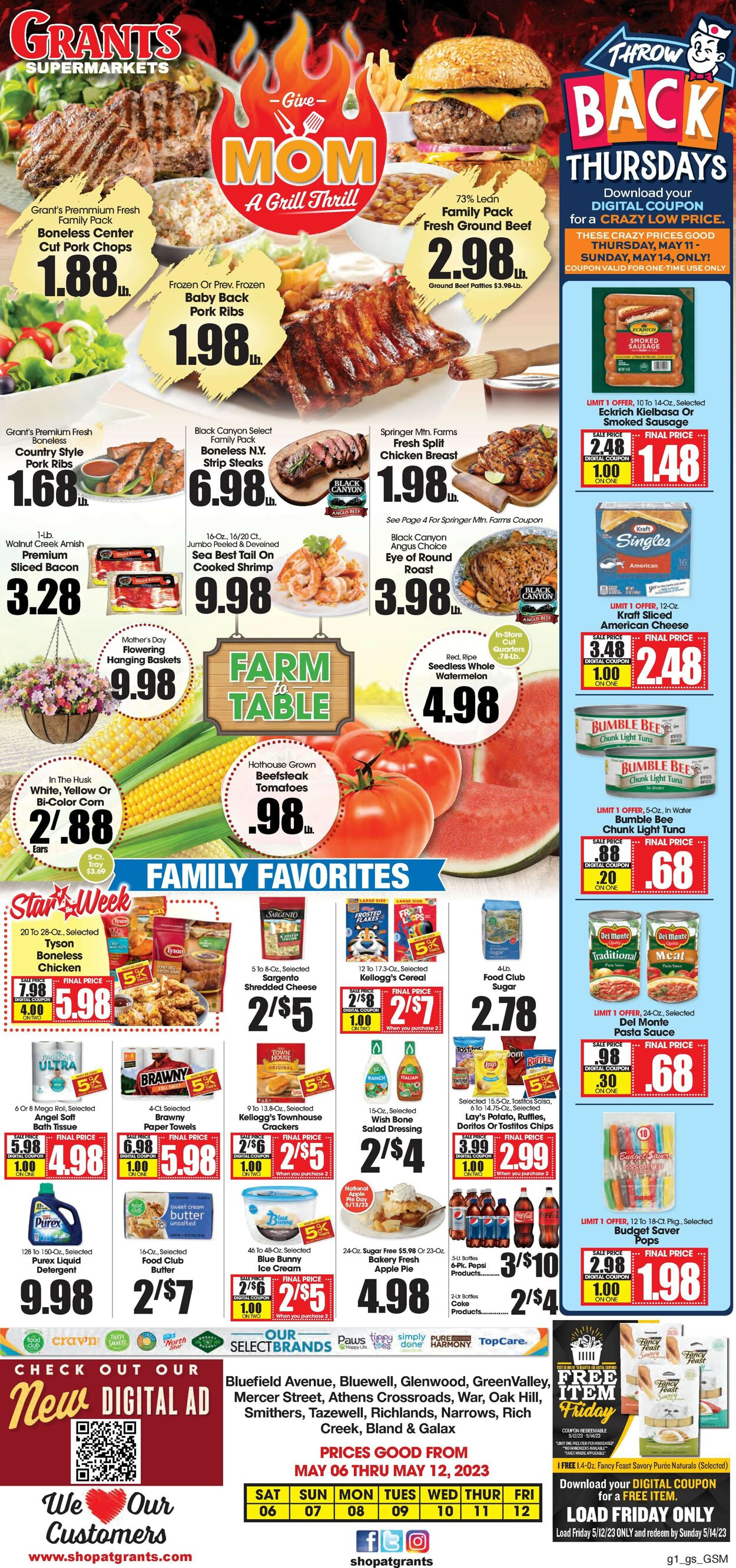 Grant's Supermarket Weekly Ad Circular - valid 05/06-05/12/2023