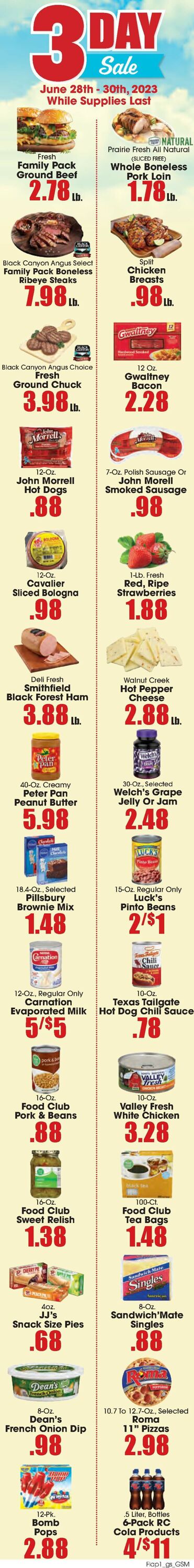 Grant's Supermarket Weekly Ad Circular - valid 06/28-07/04/2023