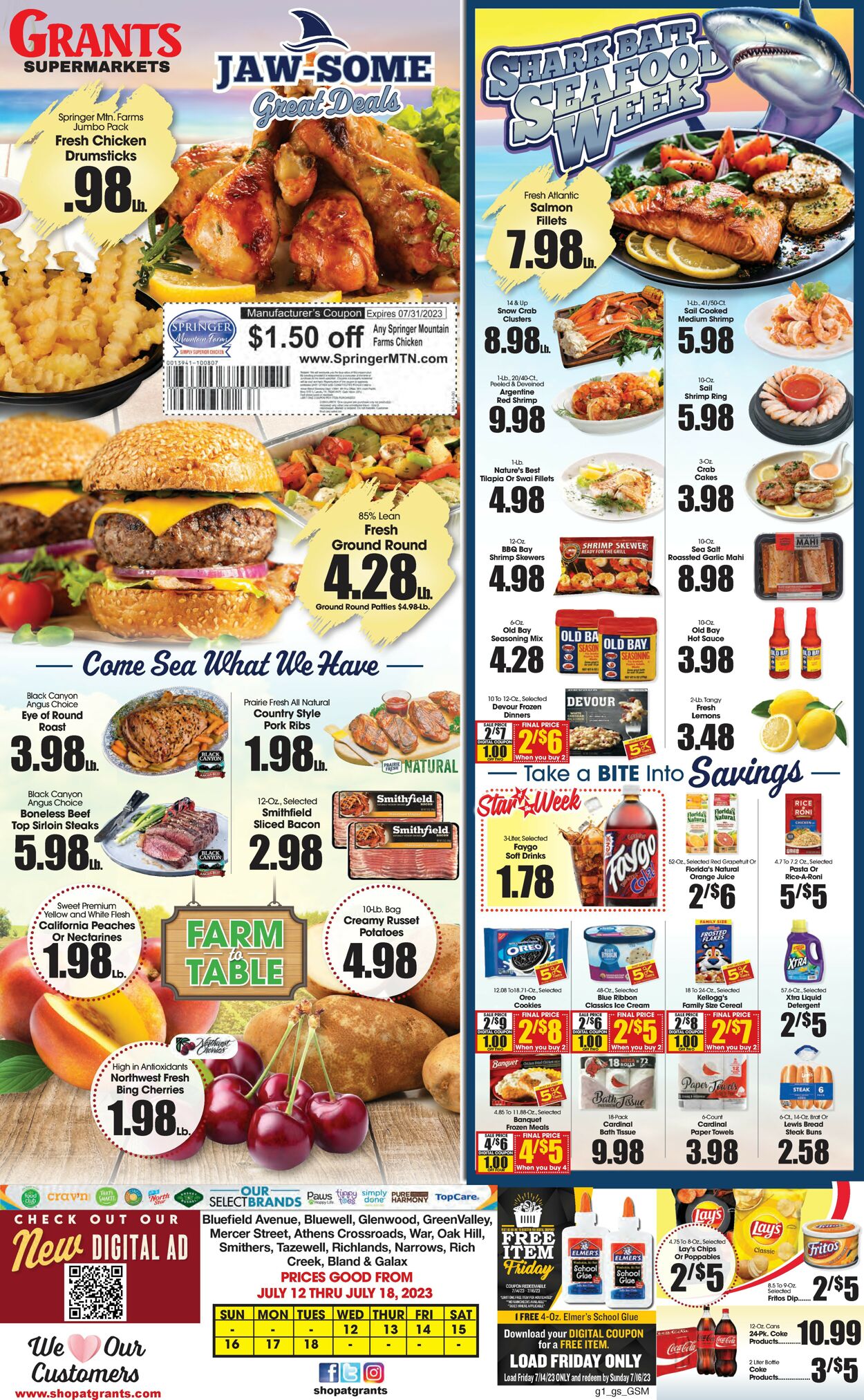 Grant's Supermarket Weekly Ad Circular - valid 07/12-07/18/2023 (Page 2)