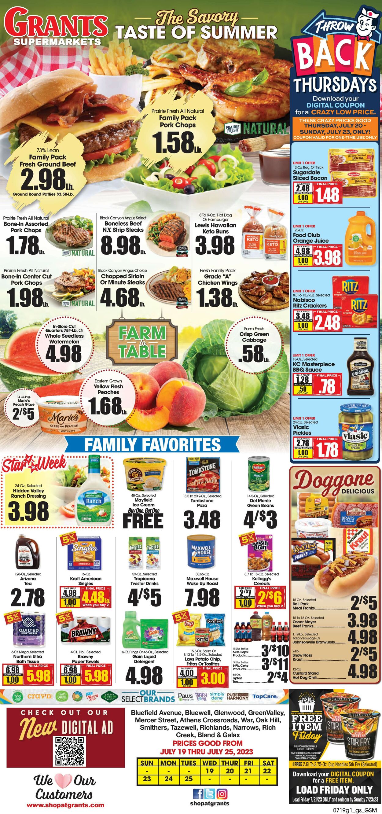 Grant's Supermarket Weekly Ad Circular - valid 07/19-07/25/2023