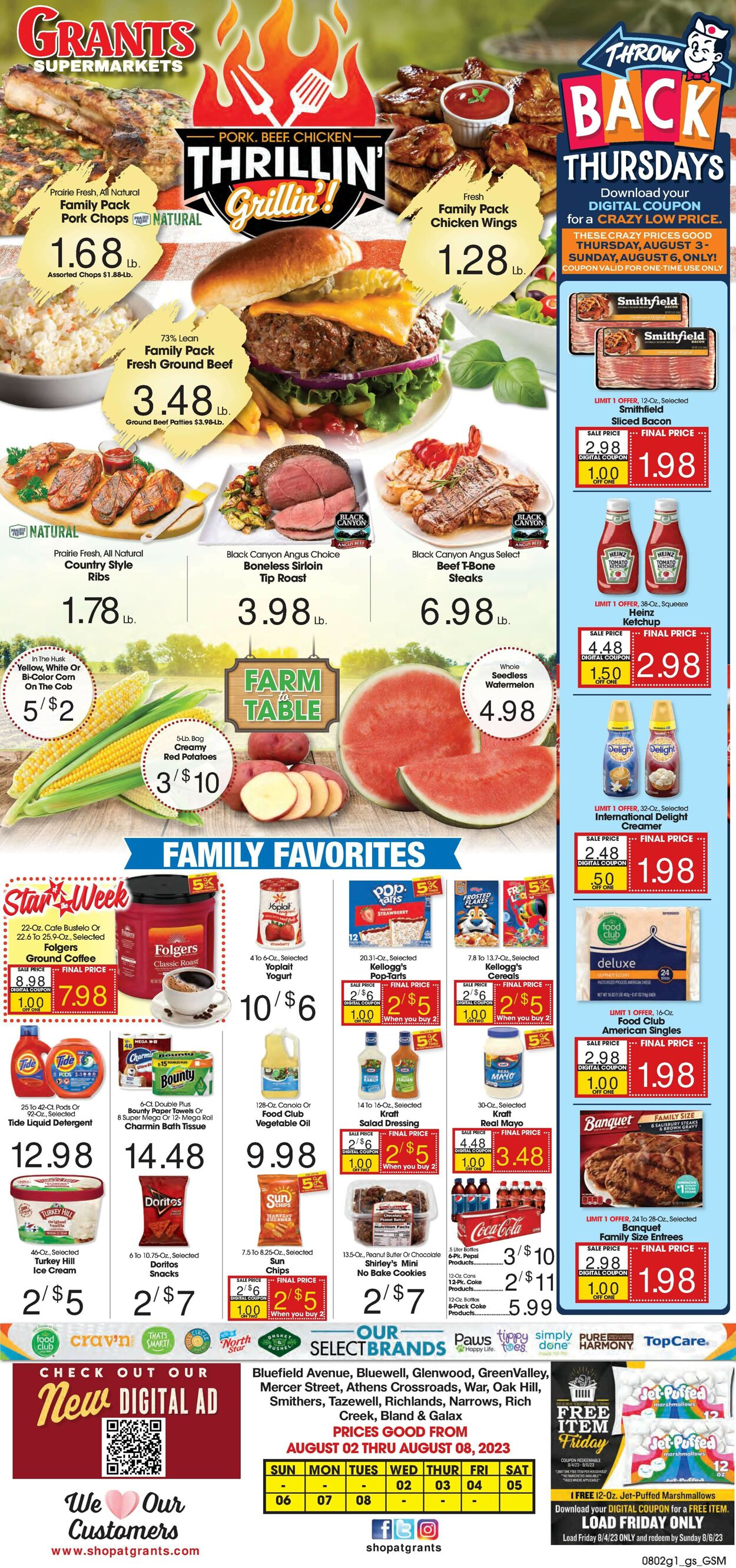 Grant's Supermarket Weekly Ad Circular - valid 08/02-08/08/2023