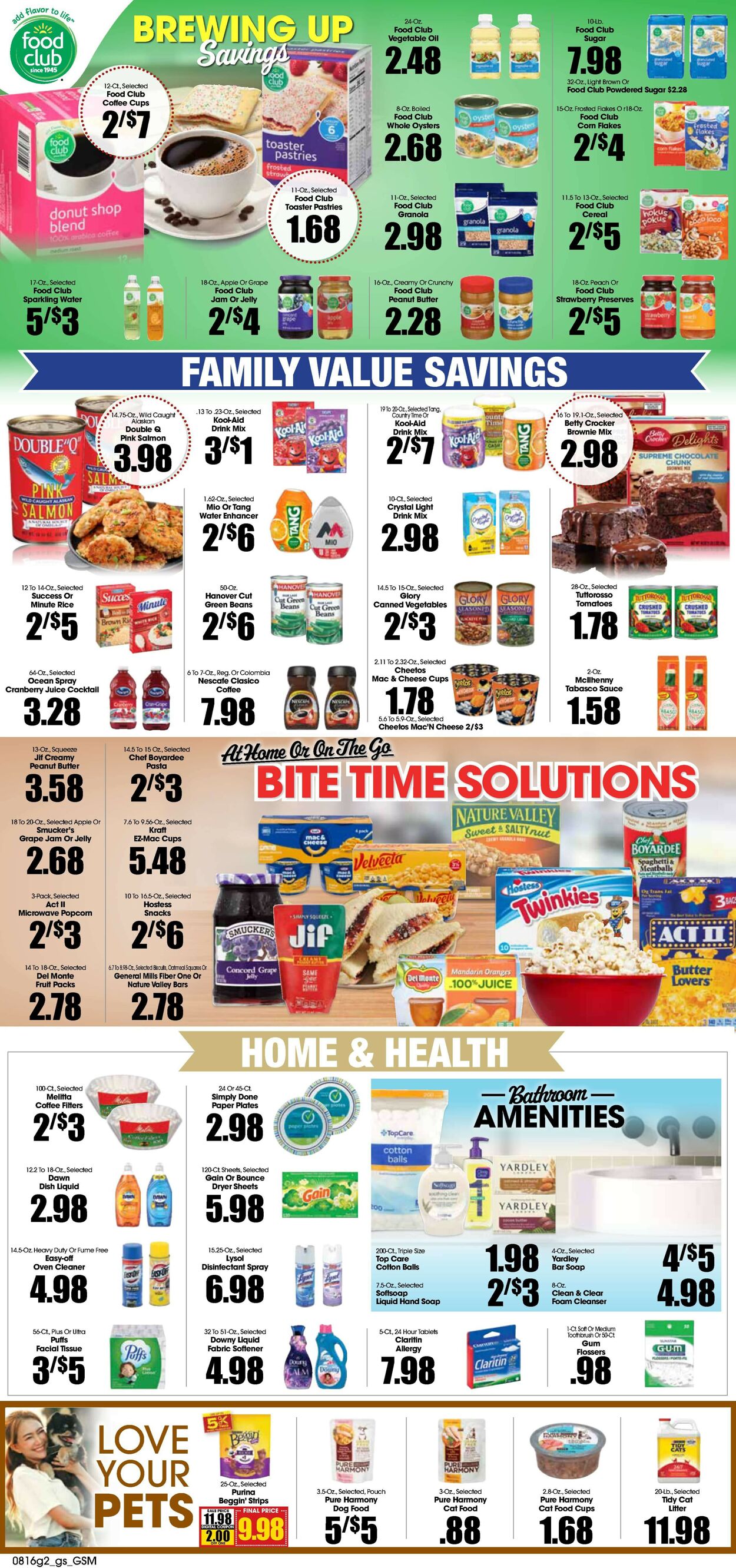 Grant's Supermarket Weekly Ad Circular - valid 08/16-08/22/2023 (Page 2)