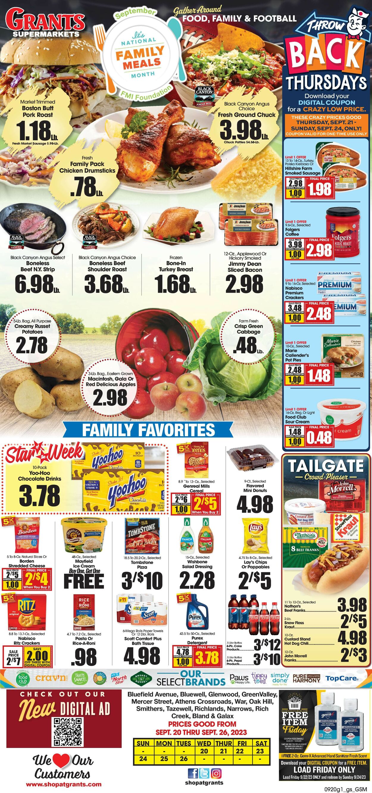Grant's Supermarket Weekly Ad Circular - valid 09/20-09/26/2023