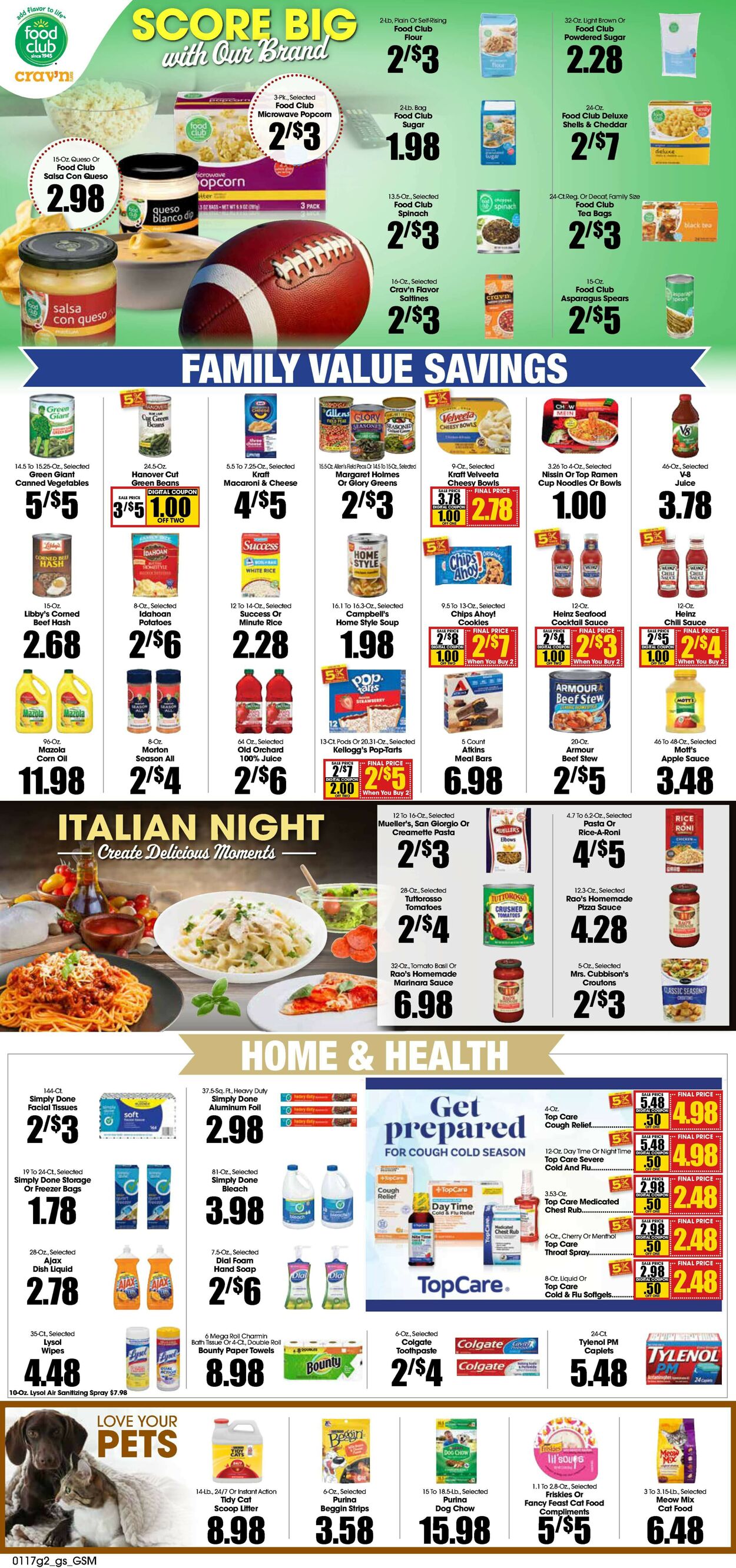 Grant's Supermarket Weekly Ad Circular - valid 01/17-01/23/2024 (Page 2)