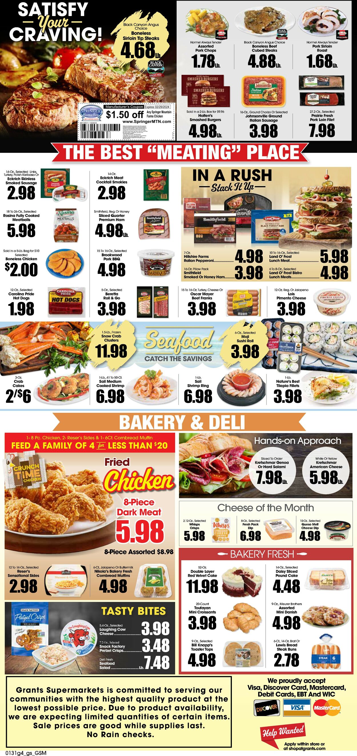 Grant's Supermarket Weekly Ad Circular - valid 01/31-02/06/2024 (Page 4)