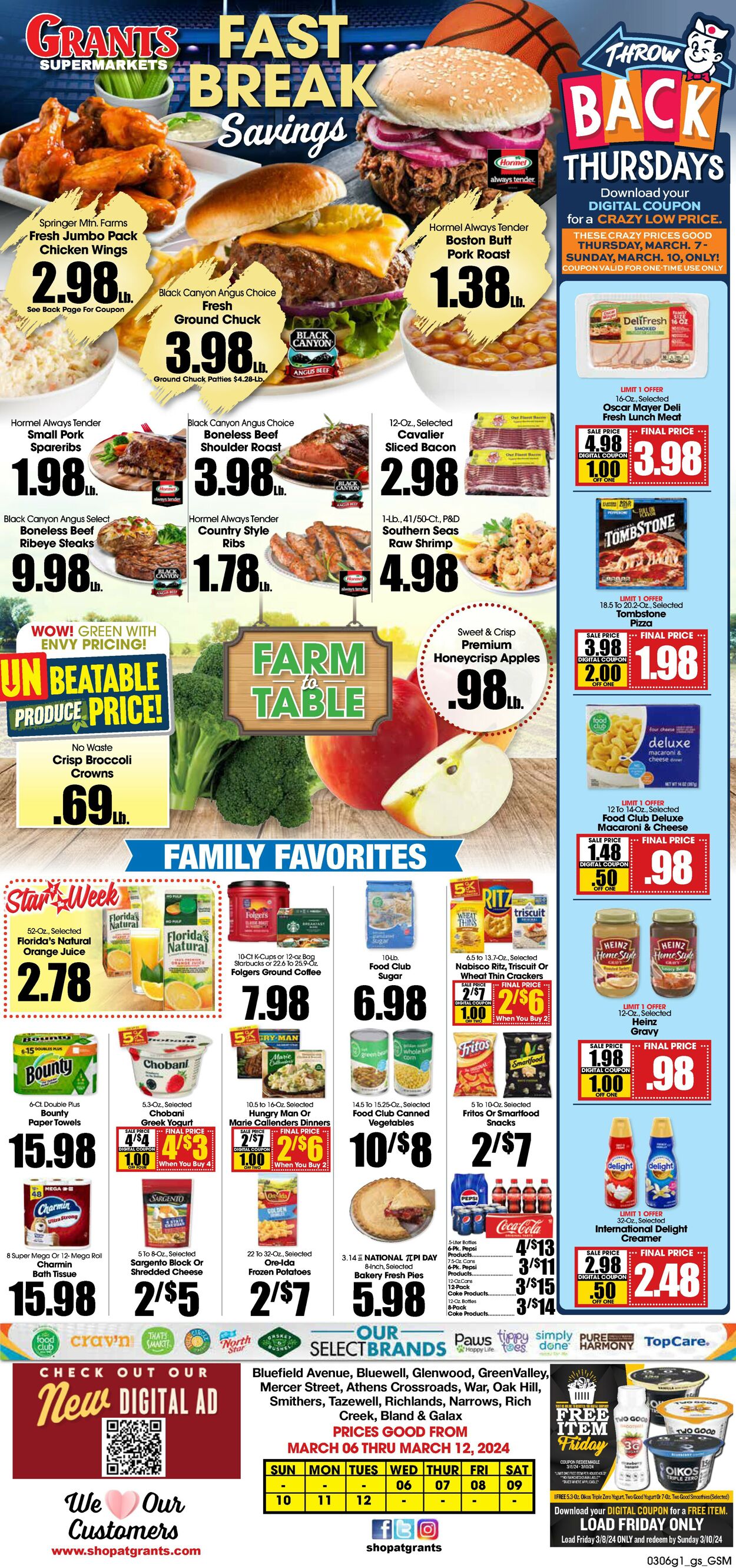 Grant's Supermarket Weekly Ad Circular - valid 03/06-03/12/2024