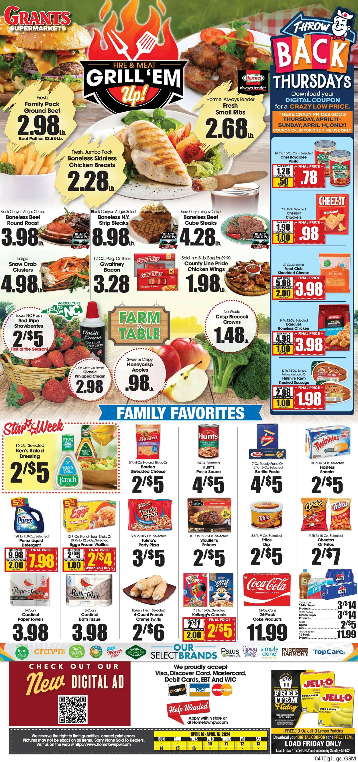 Grant's Supermarket Weekly Ad Circular - valid 04/10-04/16/2024