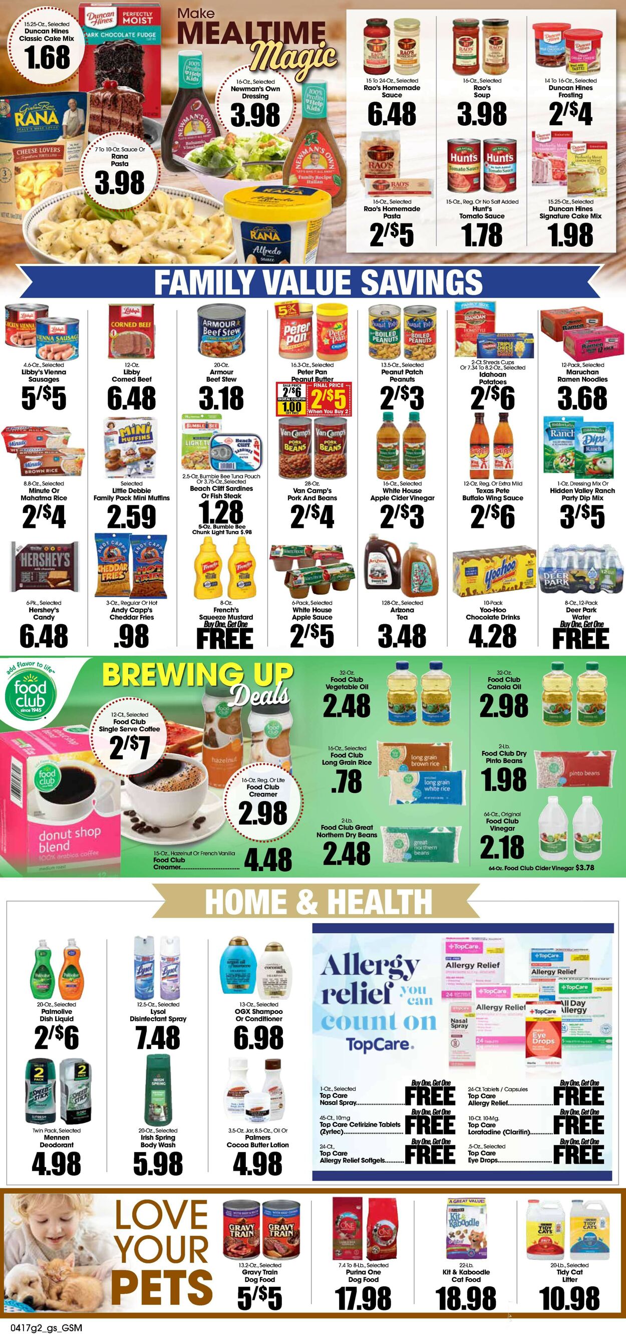 Grant's Supermarket Weekly Ad Circular - valid 04/17-04/23/2024 (Page 2)