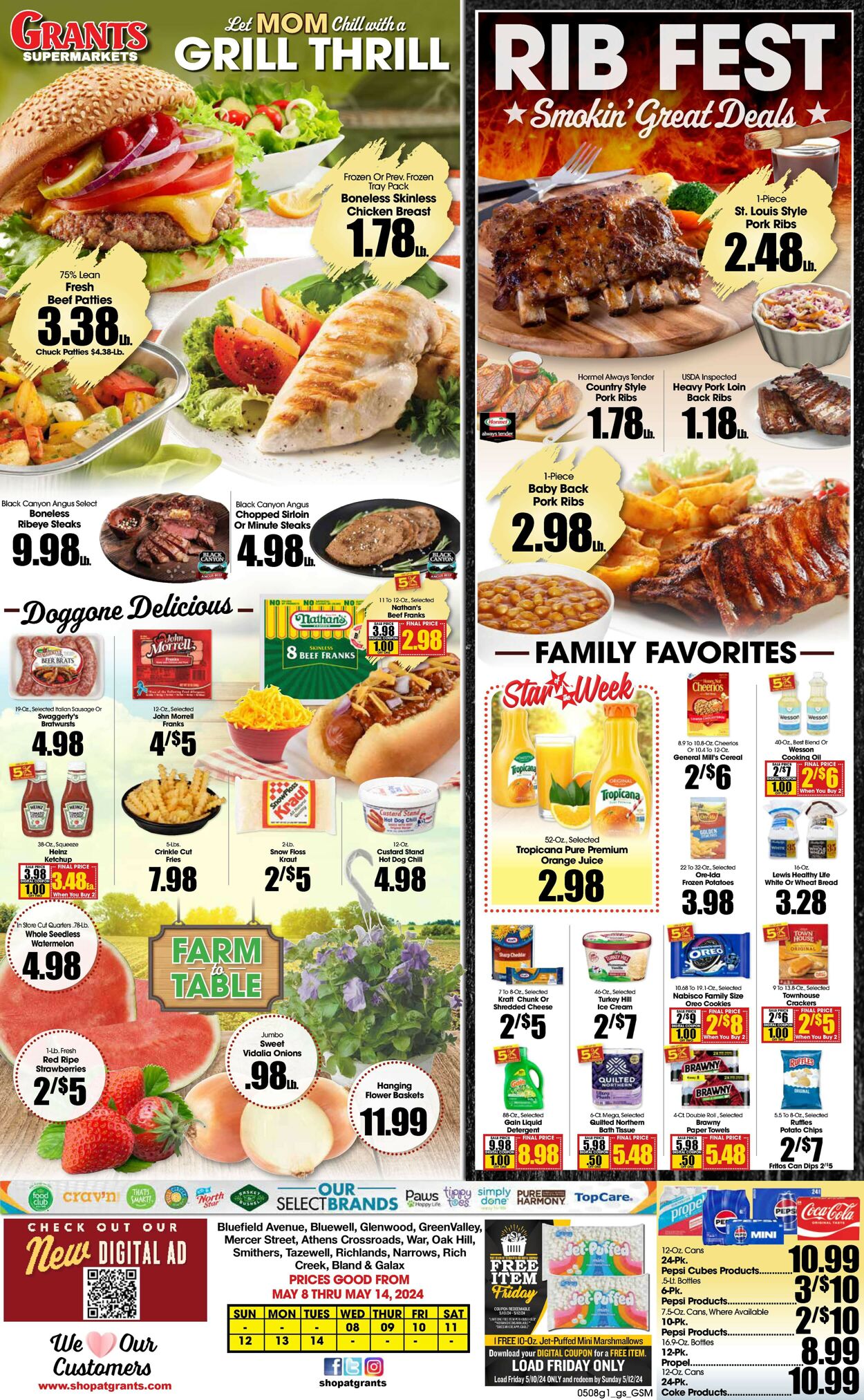 Grant's Supermarket Weekly Ad Circular - valid 05/08-05/14/2024 (Page 2)