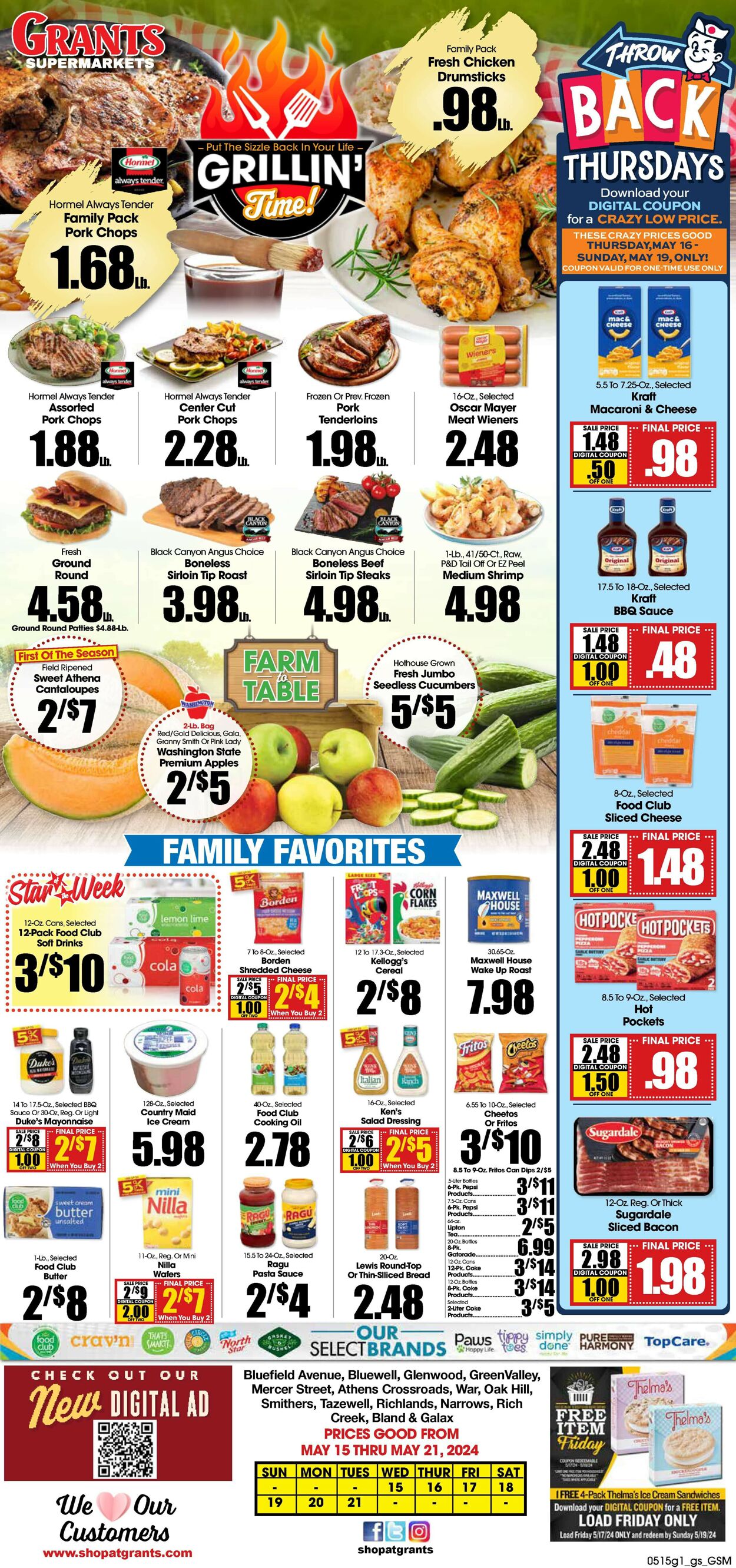 Grant's Supermarket Weekly Ad Circular - valid 05/15-05/21/2024