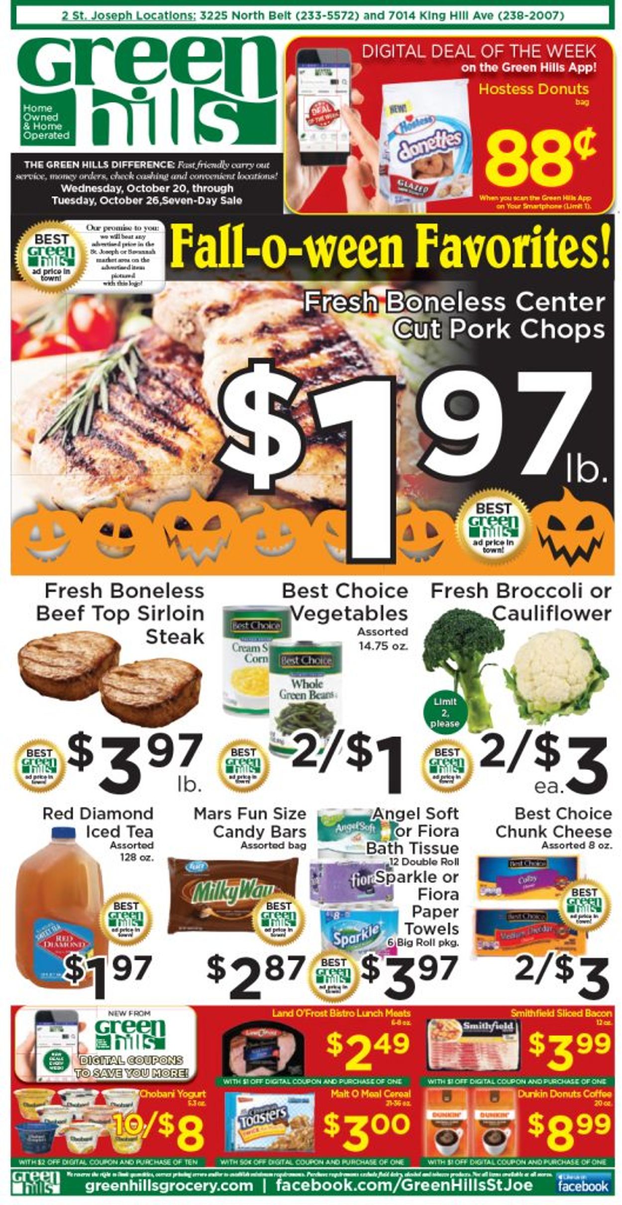 Green Hills Grocery Weekly Ad Circular - valid 10/20-10/26/2021