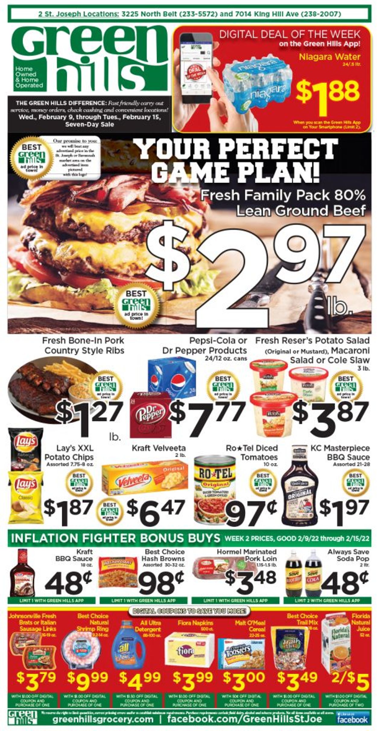 Green Hills Grocery Weekly Ad Circular - valid 02/09-02/15/2022