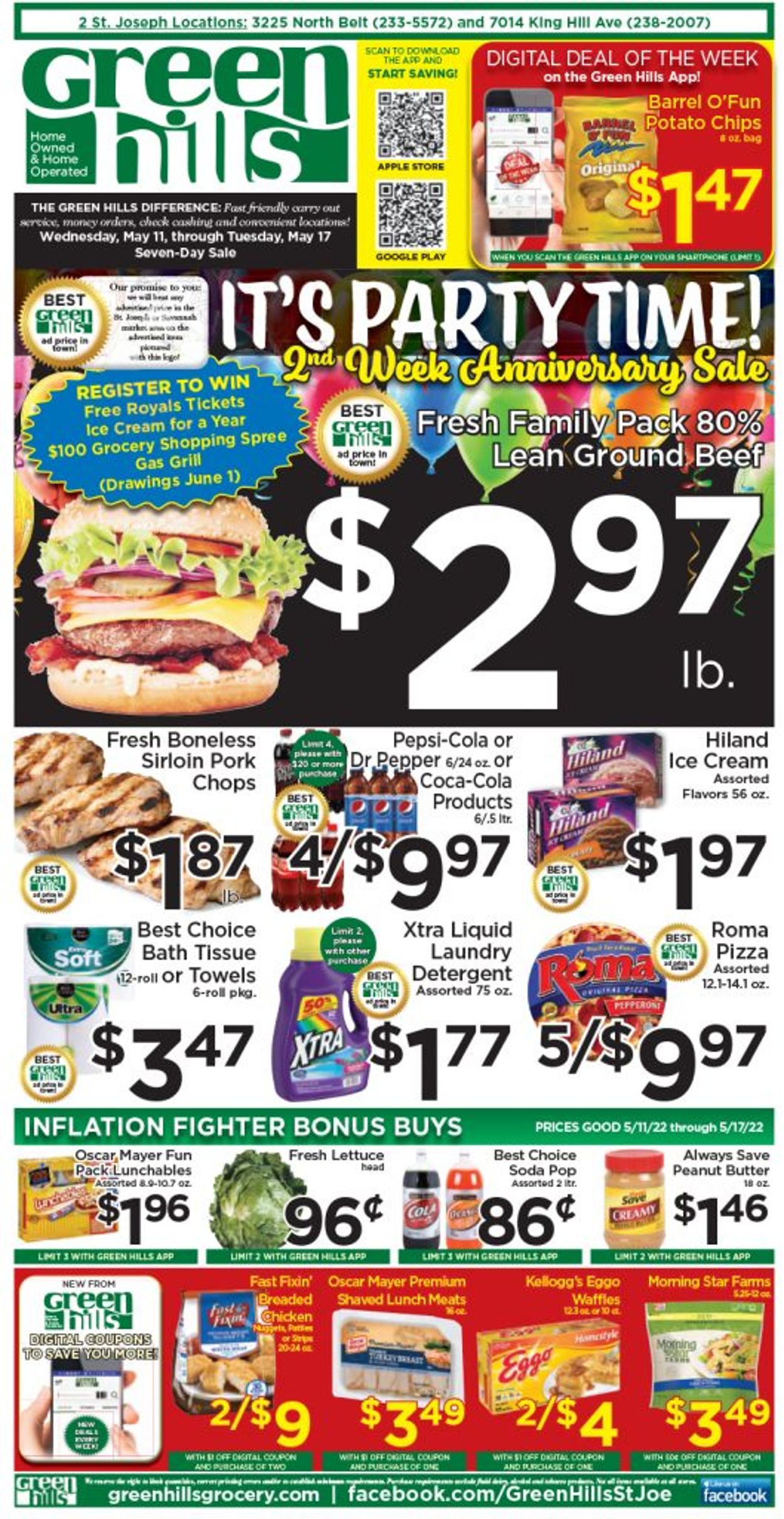 Green Hills Grocery Weekly Ad Circular - valid 05/11-05/17/2022