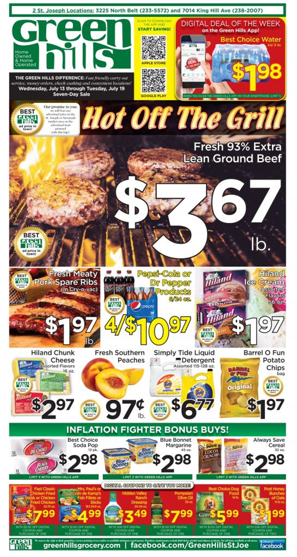 Green Hills Grocery Weekly Ad Circular - valid 07/13-07/19/2022