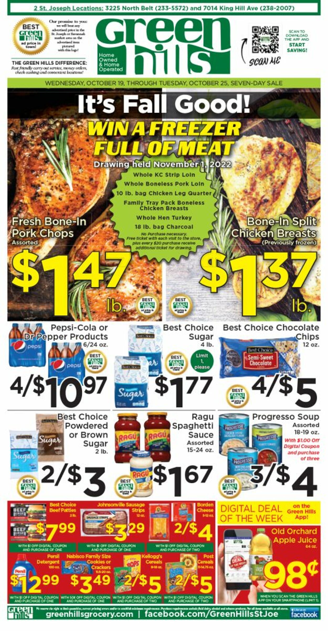 Green Hills Grocery Weekly Ad Circular - valid 10/19-10/25/2022