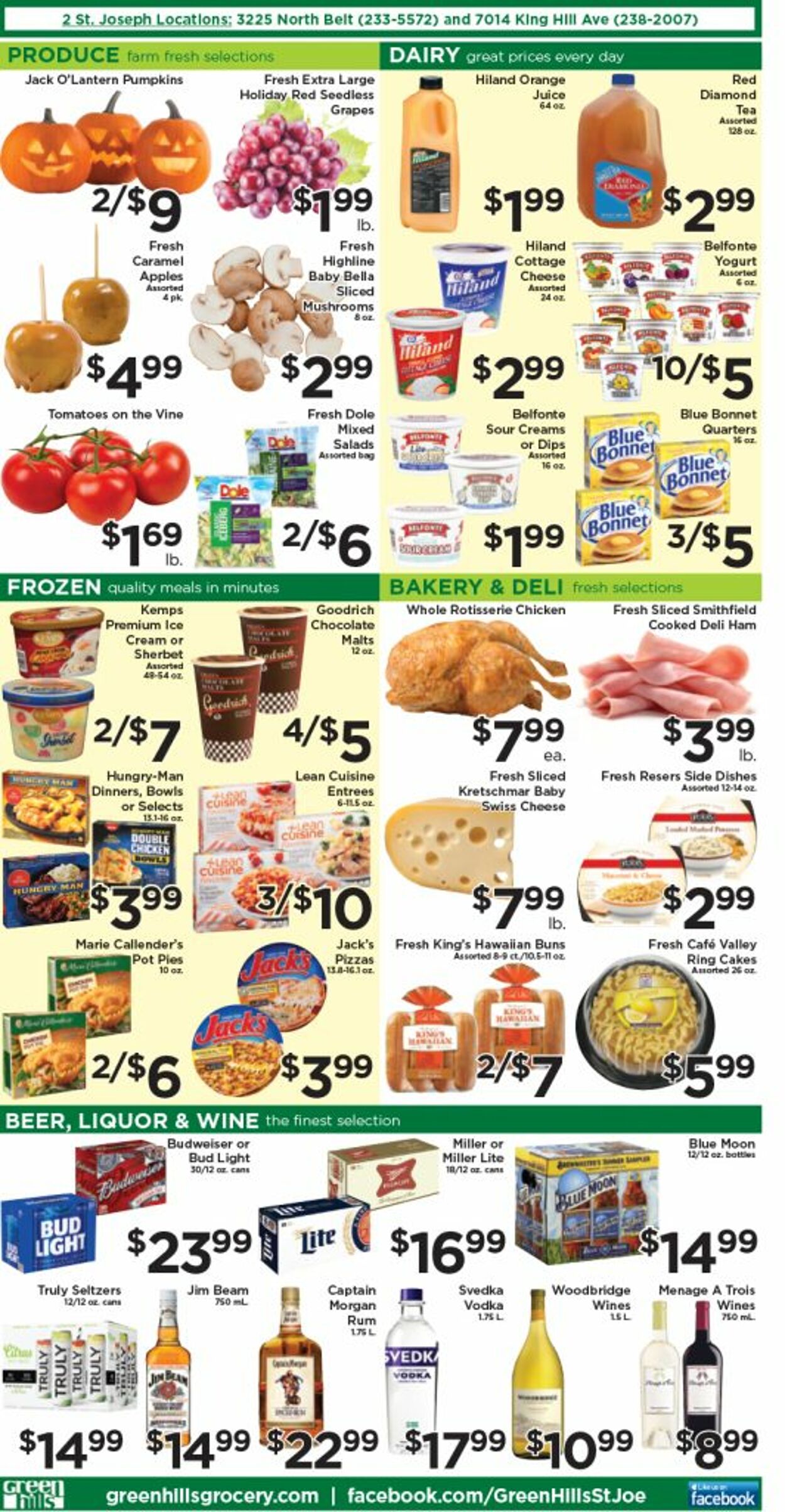 Green Hills Grocery Weekly Ad Circular - valid 10/19-10/25/2022 (Page 2)