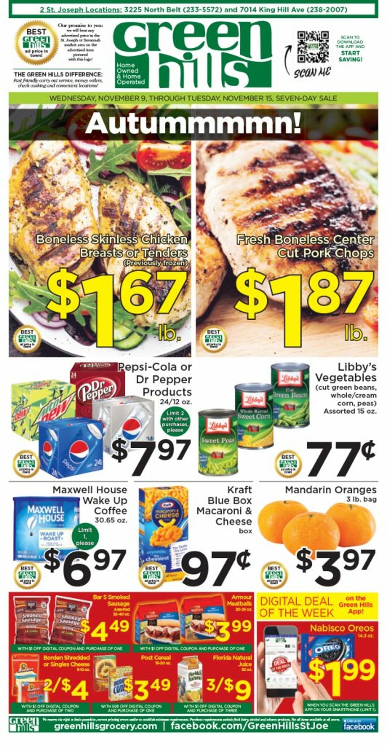 Green Hills Grocery Weekly Ad Circular - valid 11/09-11/15/2022