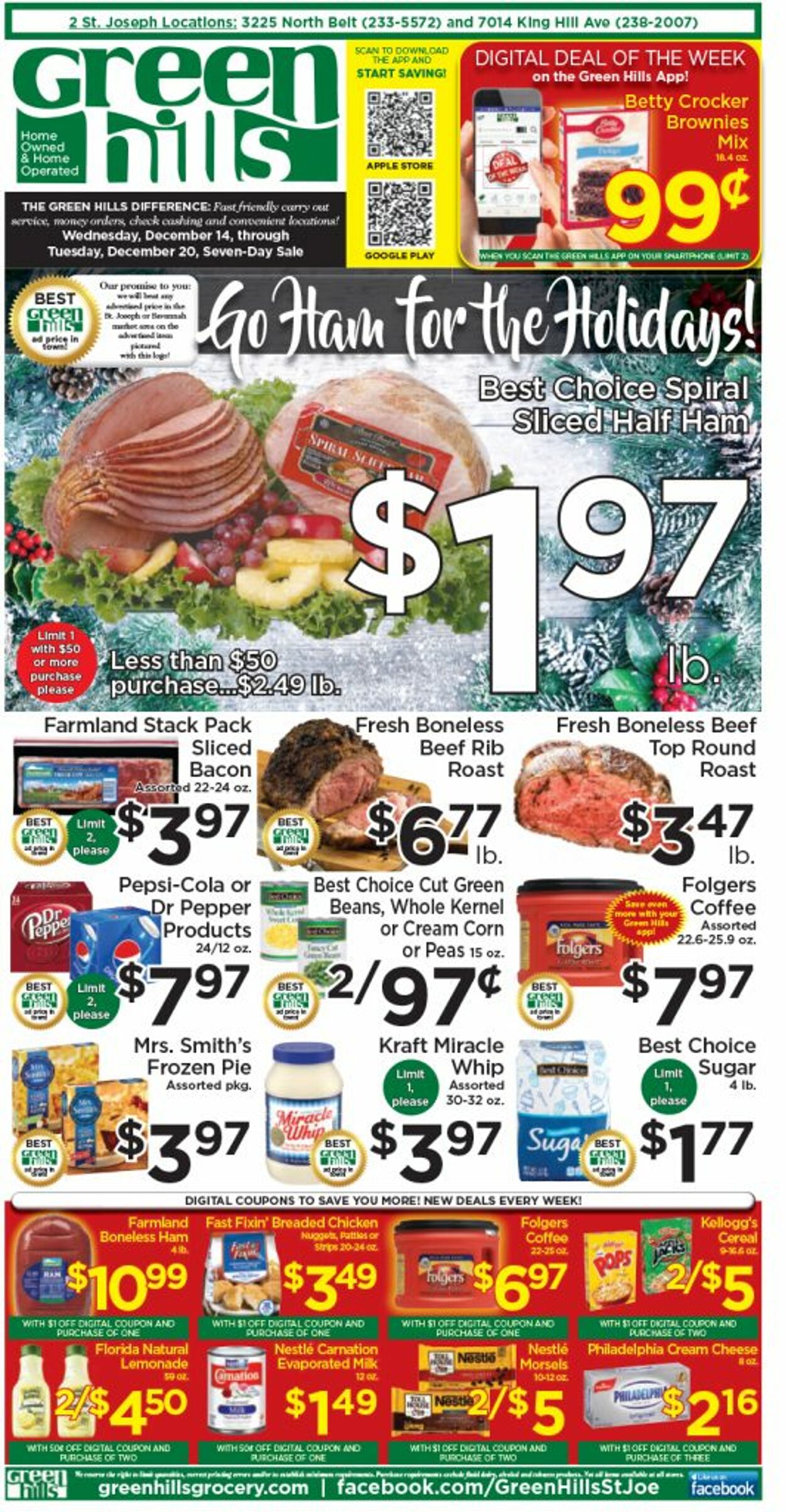 Green Hills Grocery Weekly Ad Circular - valid 12/14-12/20/2022