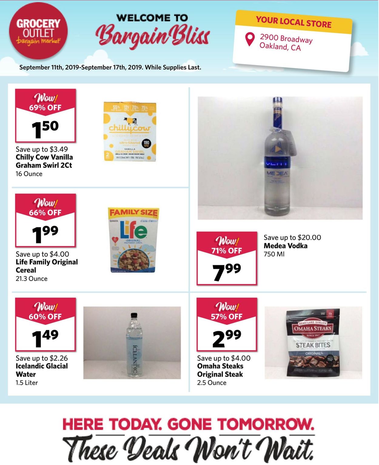Grocery Outlet Weekly Ad Circular - valid 09/11-09/17/2019