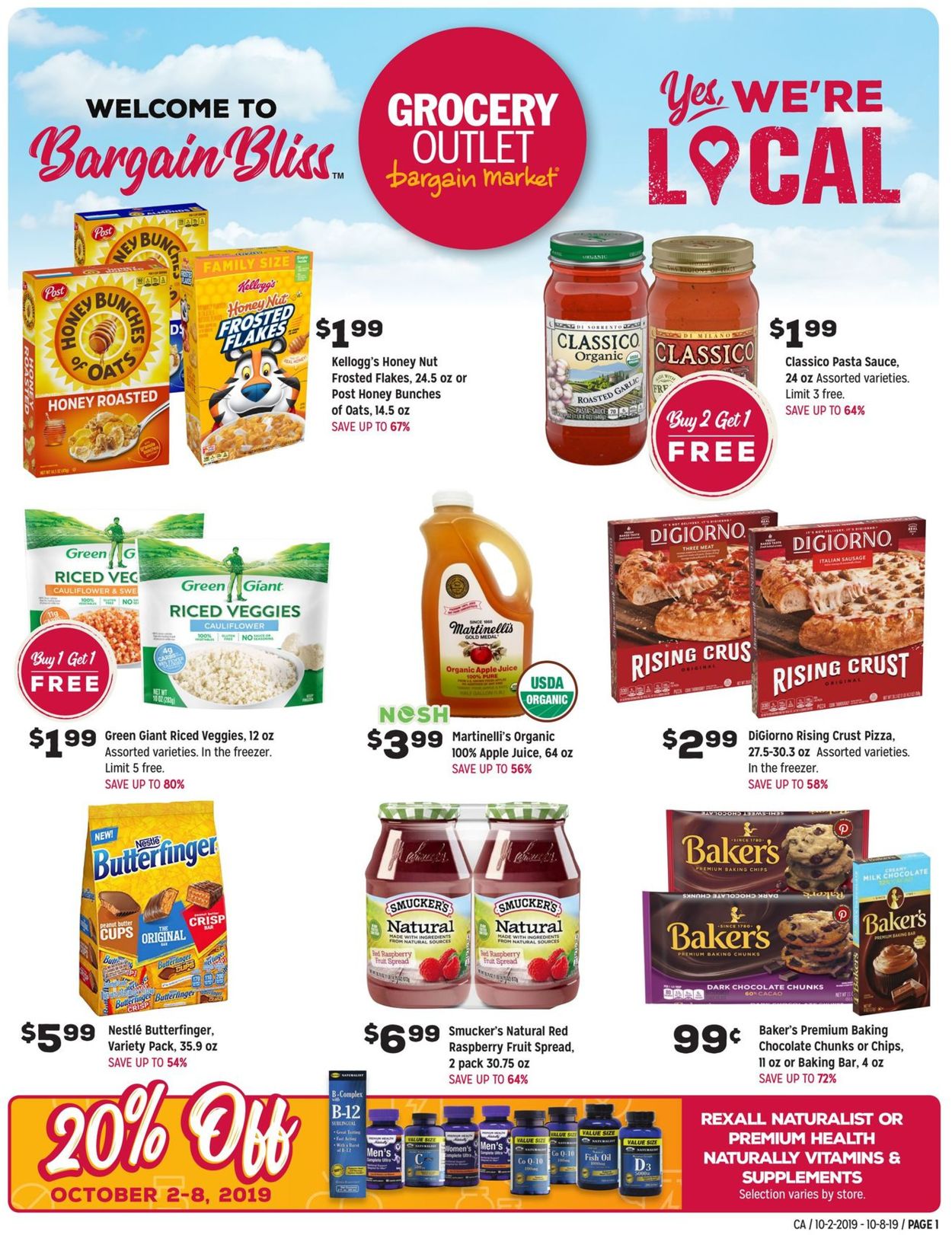 Grocery Outlet Weekly Ad Circular - valid 10/02-10/08/2019