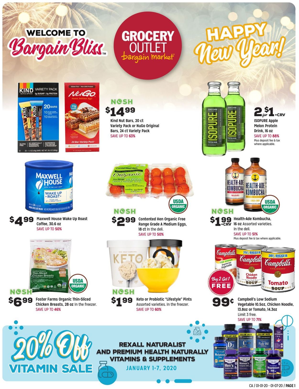 Grocery Outlet Weekly Ad Circular - valid 01/01-01/07/2020