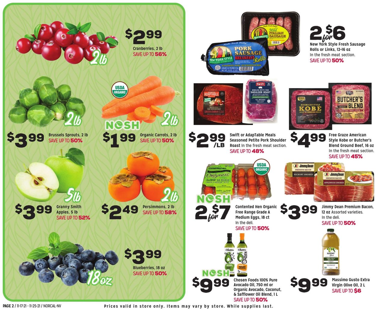 Grocery Outlet THANKSGIVING 2021 Weekly Ad Circular - valid 11/17-11/25/2021 (Page 2)