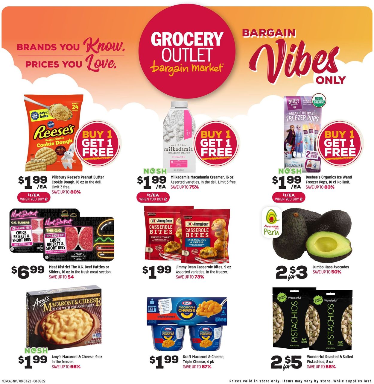 Grocery Outlet Weekly Ad Circular - valid 08/03-08/09/2022