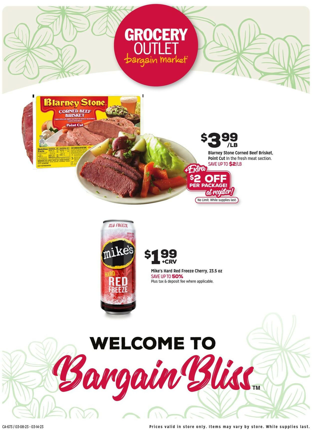 Grocery Outlet Weekly Ad Circular - valid 03/08-03/14/2023