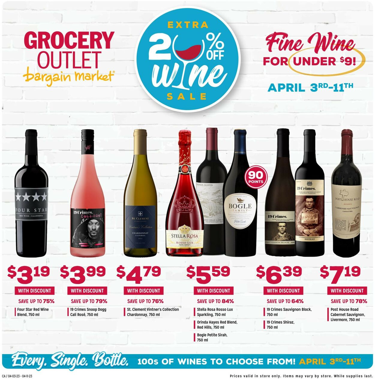 Grocery Outlet Weekly Ad Circular - valid 04/05-04/11/2023