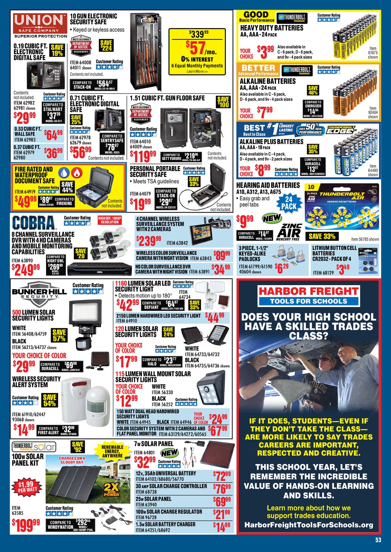 Harbor Freight Weekly Ad Circular - valid 08/01-08/31/2020 (Page 53)