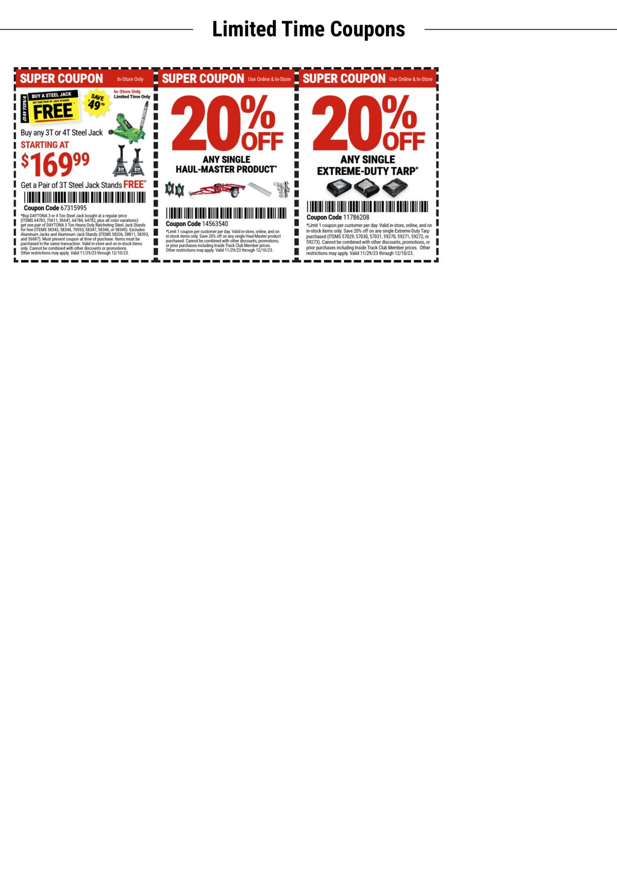 Harbor Freight Weekly Ad Circular - valid 12/05-12/18/2023 (Page 12)