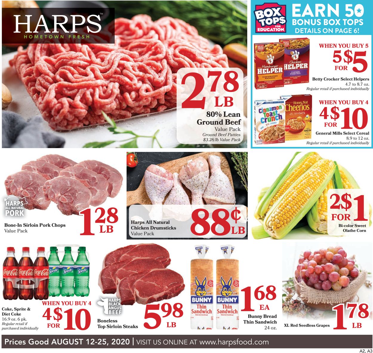 Harps Foods Weekly Ad Circular - valid 08/12-08/25/2020
