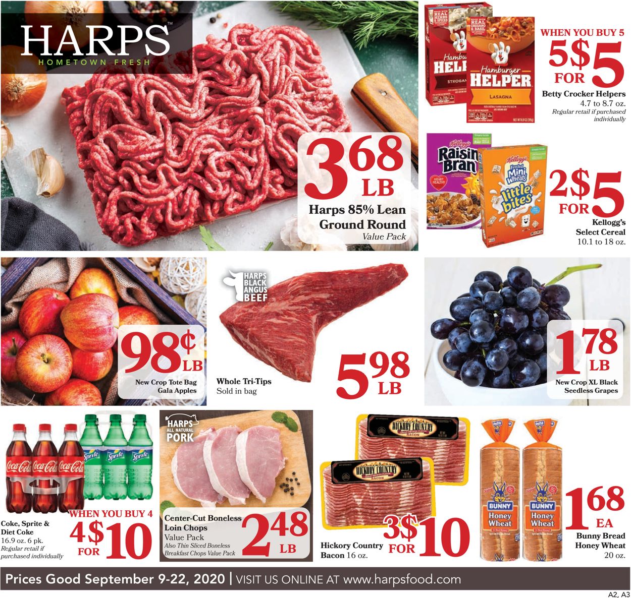 Harps Foods Weekly Ad Circular - valid 09/09-09/22/2020