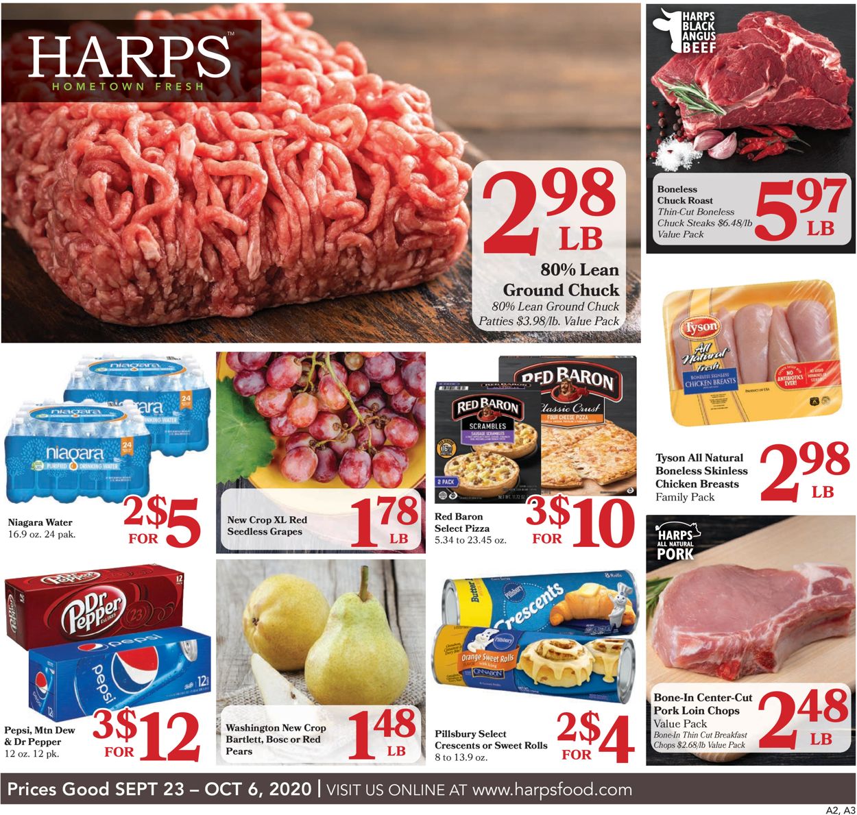 Harps Foods Weekly Ad Circular - valid 09/23-10/06/2020