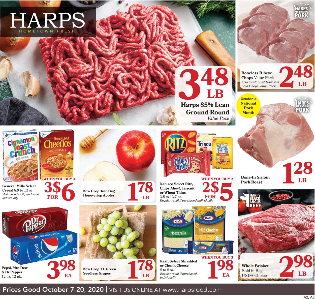 Harps Foods Weekly Ad Circular - valid 10/07-10/20/2020