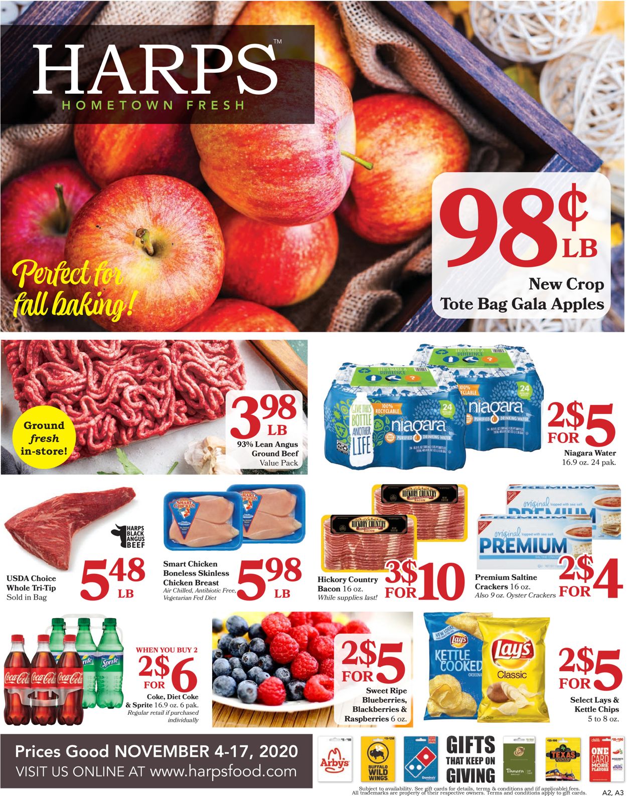 Harps Foods Weekly Ad Circular - valid 11/04-11/17/2020