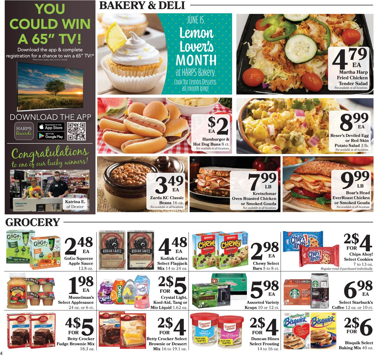 Harps Foods Weekly Ad Circular - valid 06/02-06/15/2021 (Page 4)