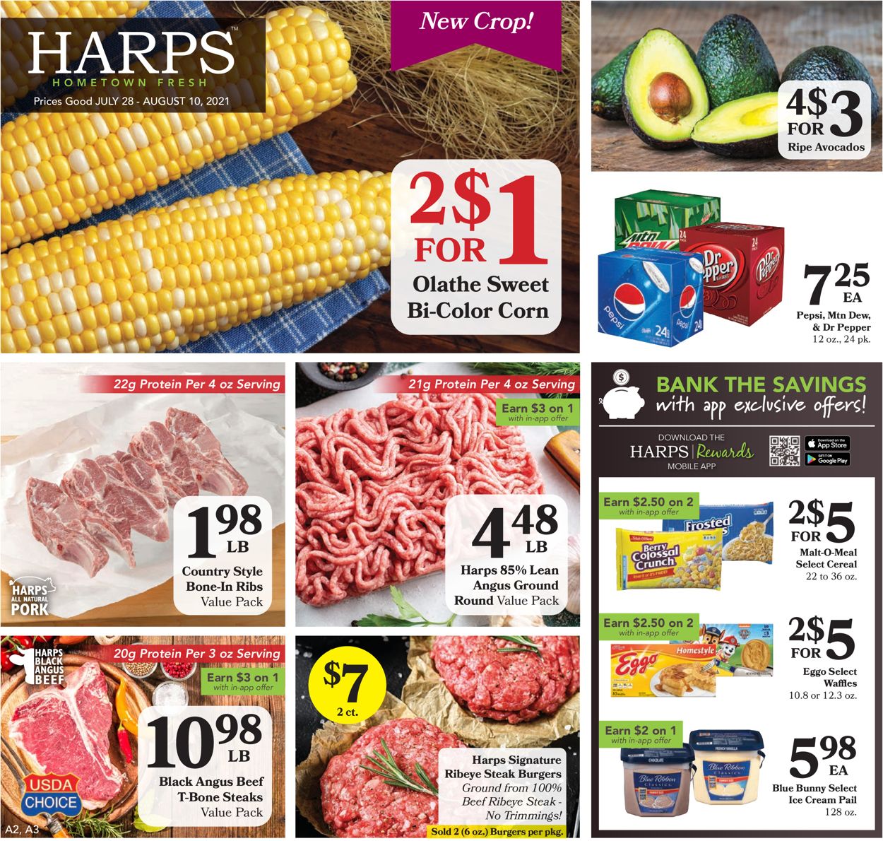 Harps Foods Weekly Ad Circular - valid 07/28-08/10/2021