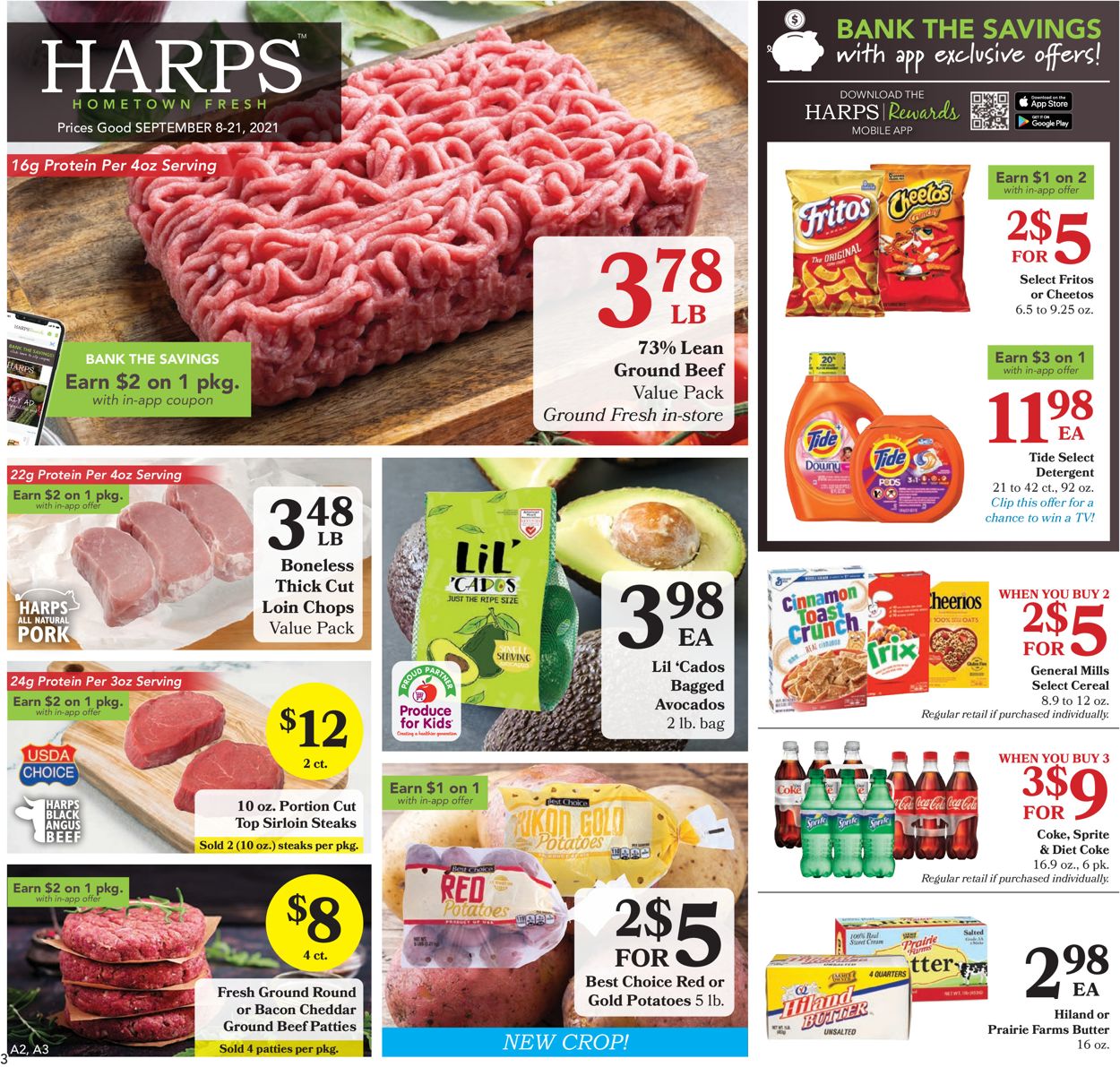 Harps Foods Weekly Ad Circular - valid 09/08-09/21/2021