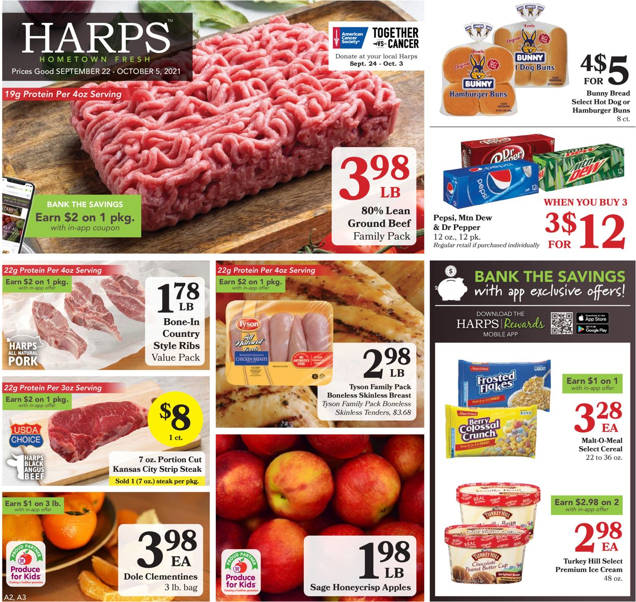 Harps Foods Weekly Ad Circular - valid 09/22-10/05/2021