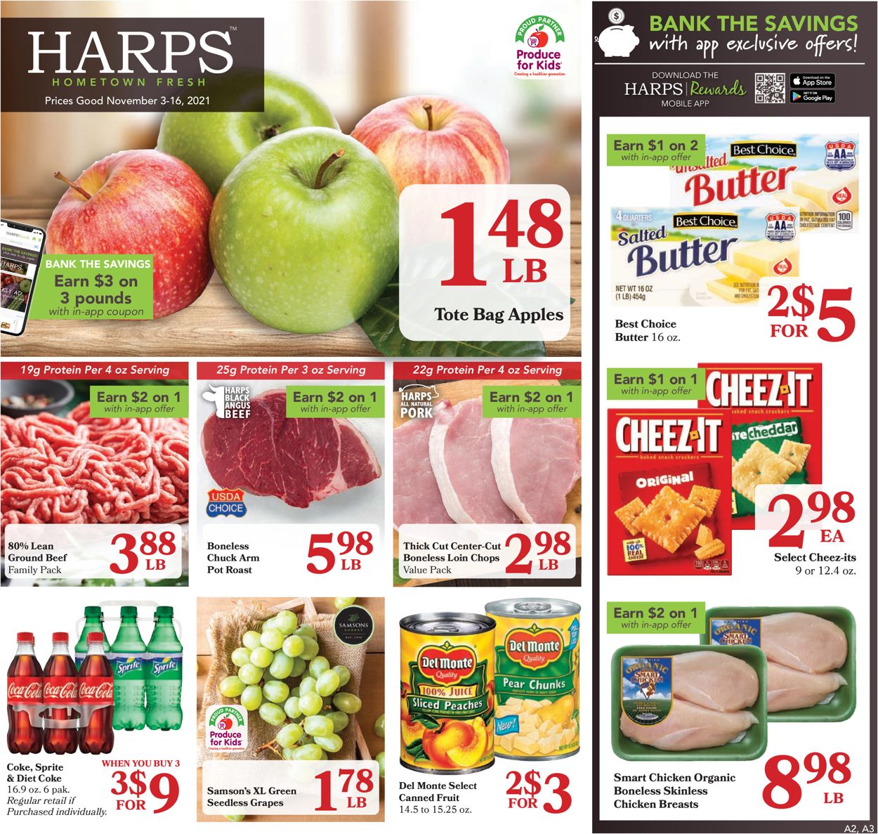 Harps Foods Weekly Ad Circular - valid 11/03-11/16/2021