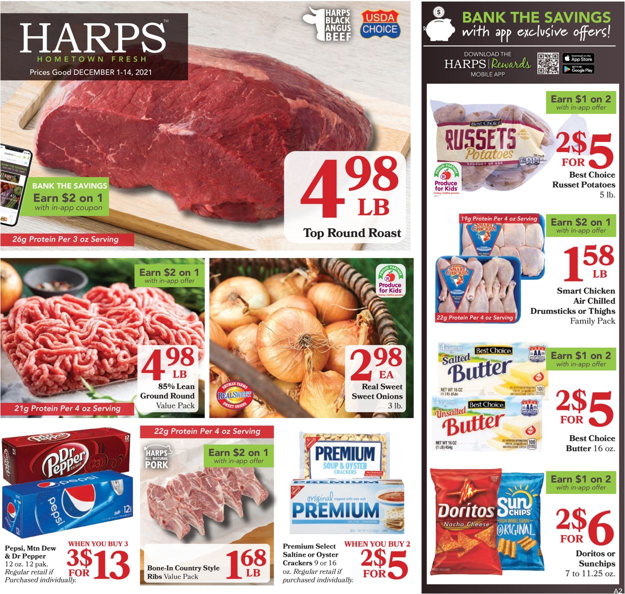 Harps Foods Weekly Ad Circular - valid 12/01-12/14/2021