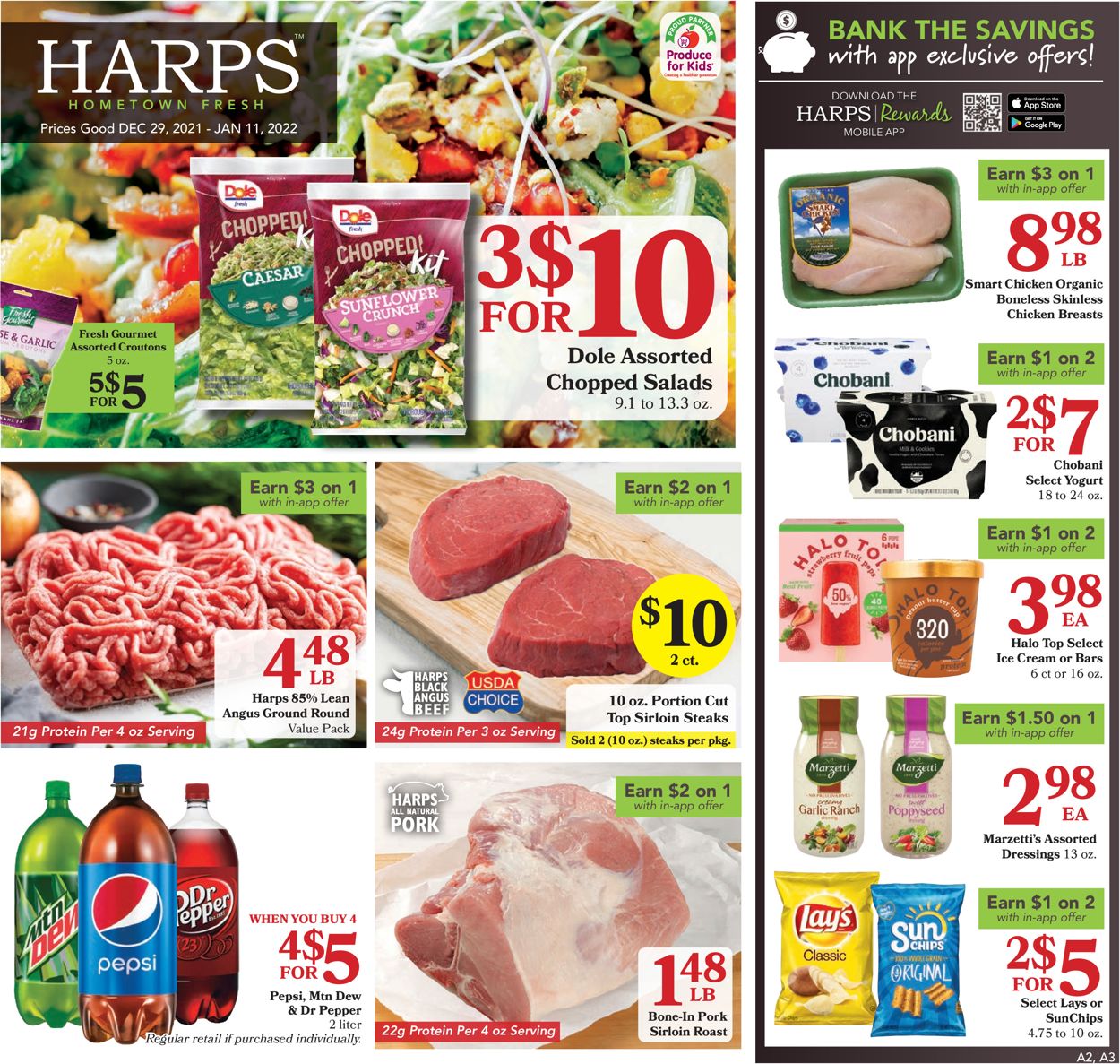 Harps Foods Weekly Ad Circular - valid 12/29-01/11/2022