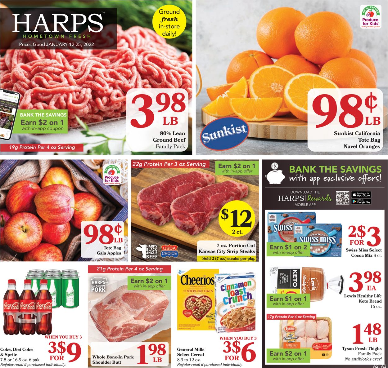Harps Foods Weekly Ad Circular - valid 01/12-01/25/2022
