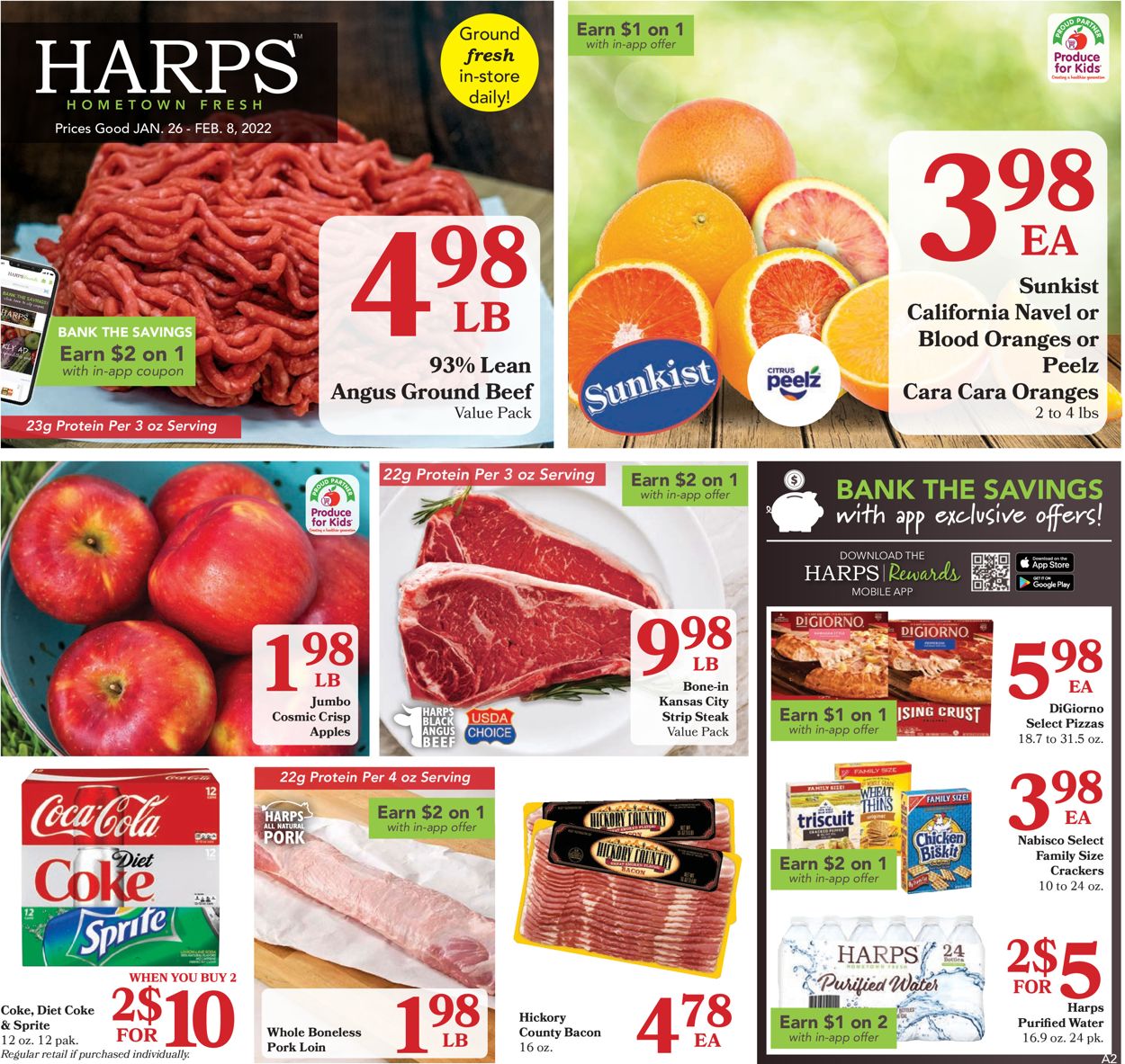 Harps Foods Weekly Ad Circular - valid 01/26-02/08/2022