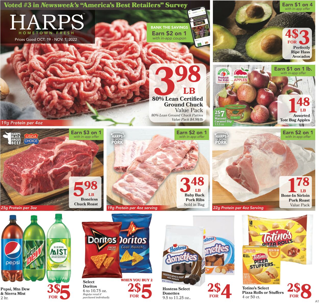 Harps Foods Weekly Ad Circular - valid 10/19-11/01/2022