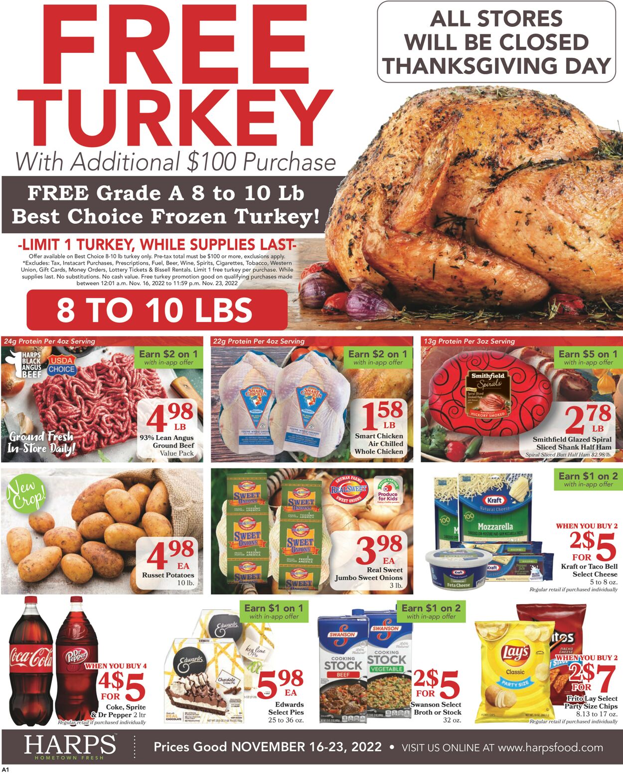 Harps Foods Weekly Ad Circular - valid 11/16-11/23/2022