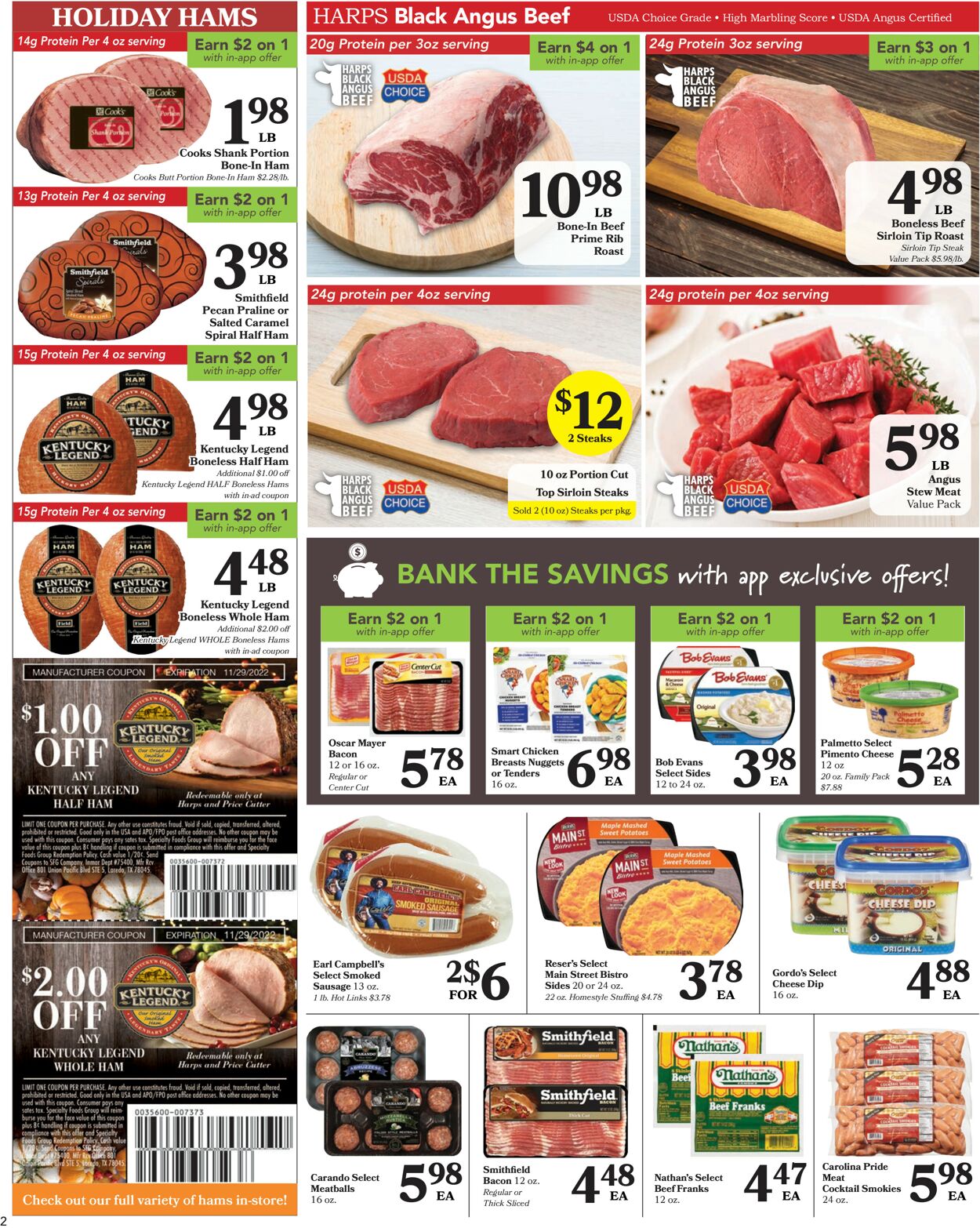 Harps Foods Weekly Ad Circular - valid 11/16-11/23/2022 (Page 2)